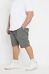 BadRhino Charcoal Grey Elasticated Waist Stretch Cargo Shorts - 4XL Image 1