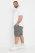 BadRhino Charcoal Grey Elasticated Waist Stretch Cargo Shorts - 4XL Image 3