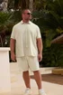 BadRhino Natural Brown Linen Shorts - 3XL Image 1