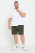 BadRhino Khaki Green Ribbed Shorts - XXL Image 2