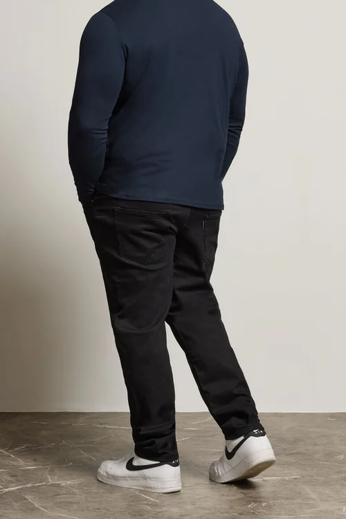 BadRhino Black Straight Leg Stretch Jeans - 42/L32 Image 3