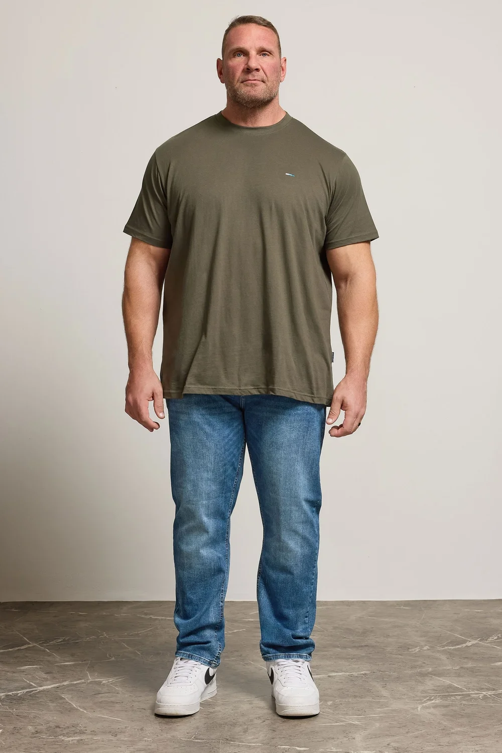 BadRhino Blue Washed Straight Leg Stretch Jeans - 56/L30 Image 2