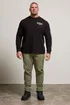 BadRhino Khaki Green Stretch Cargo Trousers - 54/L30 Image 2