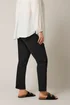 Evans Curve Black Straight Leg Jeans - 32/L30 Image 4