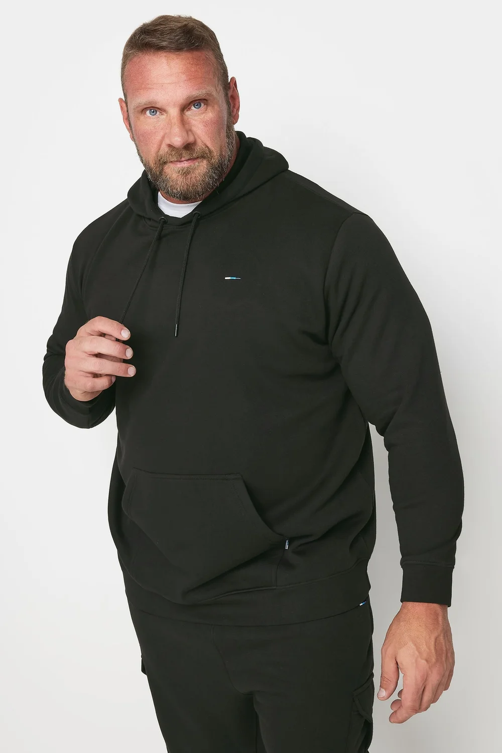 BadRhino Cotton Essential Black Hoodie - 3XL Image 2