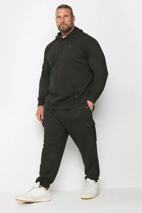 BadRhino Cotton Essential Black Hoodie - 3XL Image 3