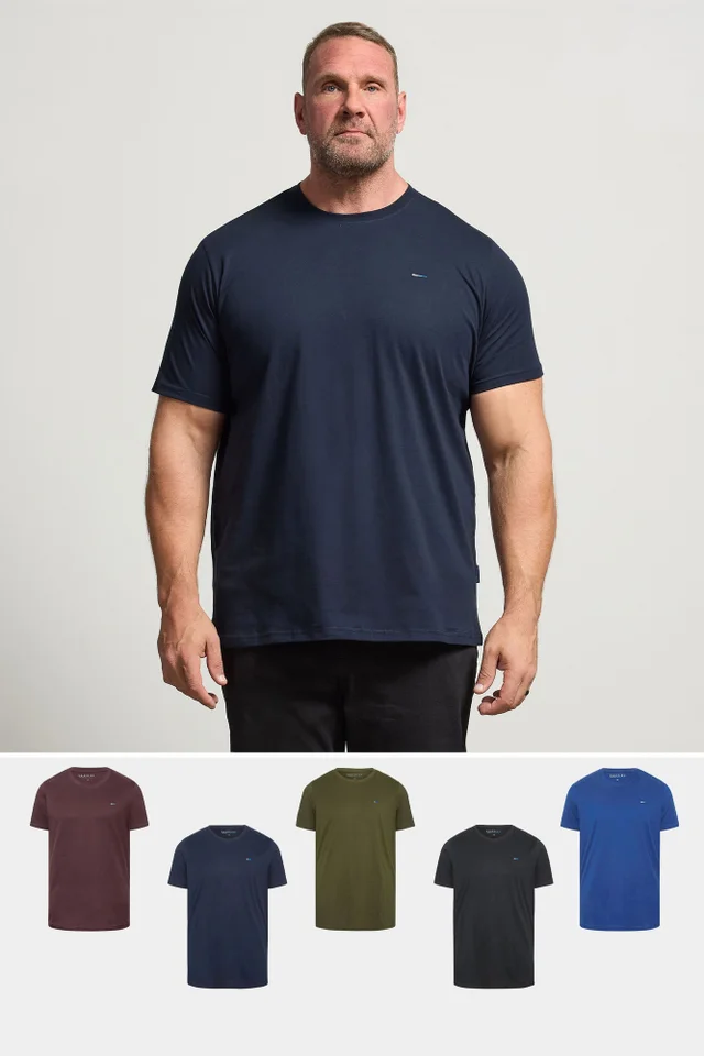 BadRhino 5 Pack Black & Blue Core T-Shirts