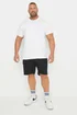 BadRhino Black Elasticated Waist Cargo Shorts - 5/6 XL Image 1