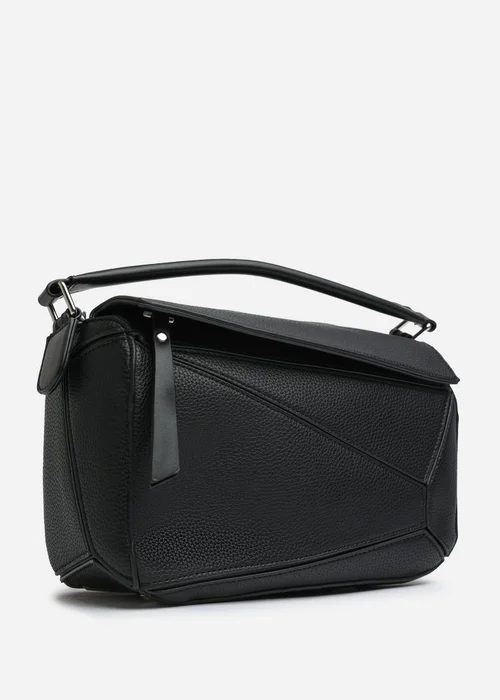 Where's That From Black Abrazo Geometric Top Handle Bag - One Size Image 3