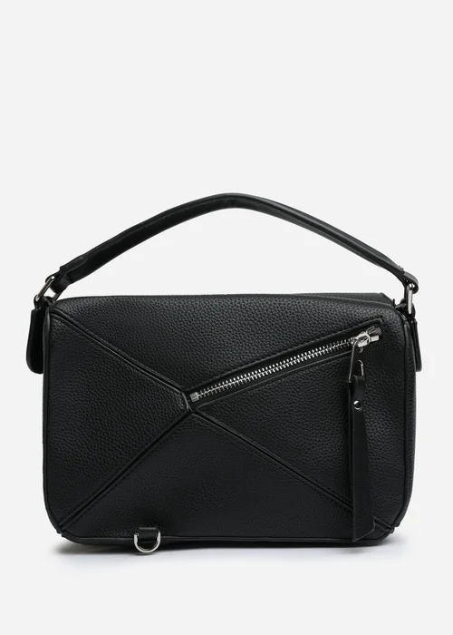 Where's That From Black Abrazo Geometric Top Handle Bag - One Size Image 4