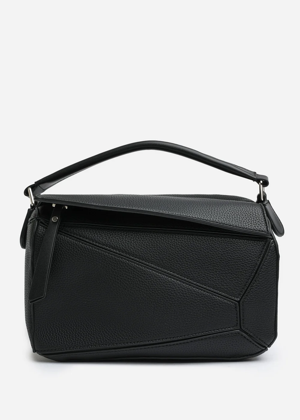 Where's That From Black Abrazo Geometric Top Handle Bag - One Size Image 2