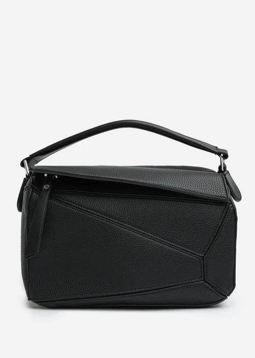 Where's That From Black Abrazo Geometric Top Handle Bag - One Size Image 2