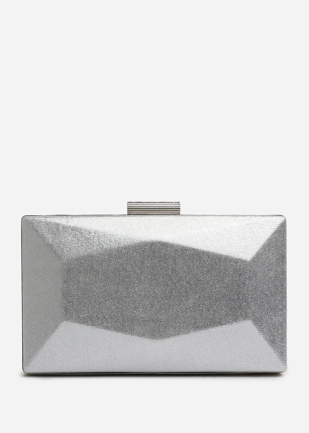 Where's That From Silver Oceane Embellished Evening Clutch - One Size Image 2