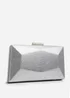Where's That From Silver Oceane Embellished Evening Clutch - One Size Image 3