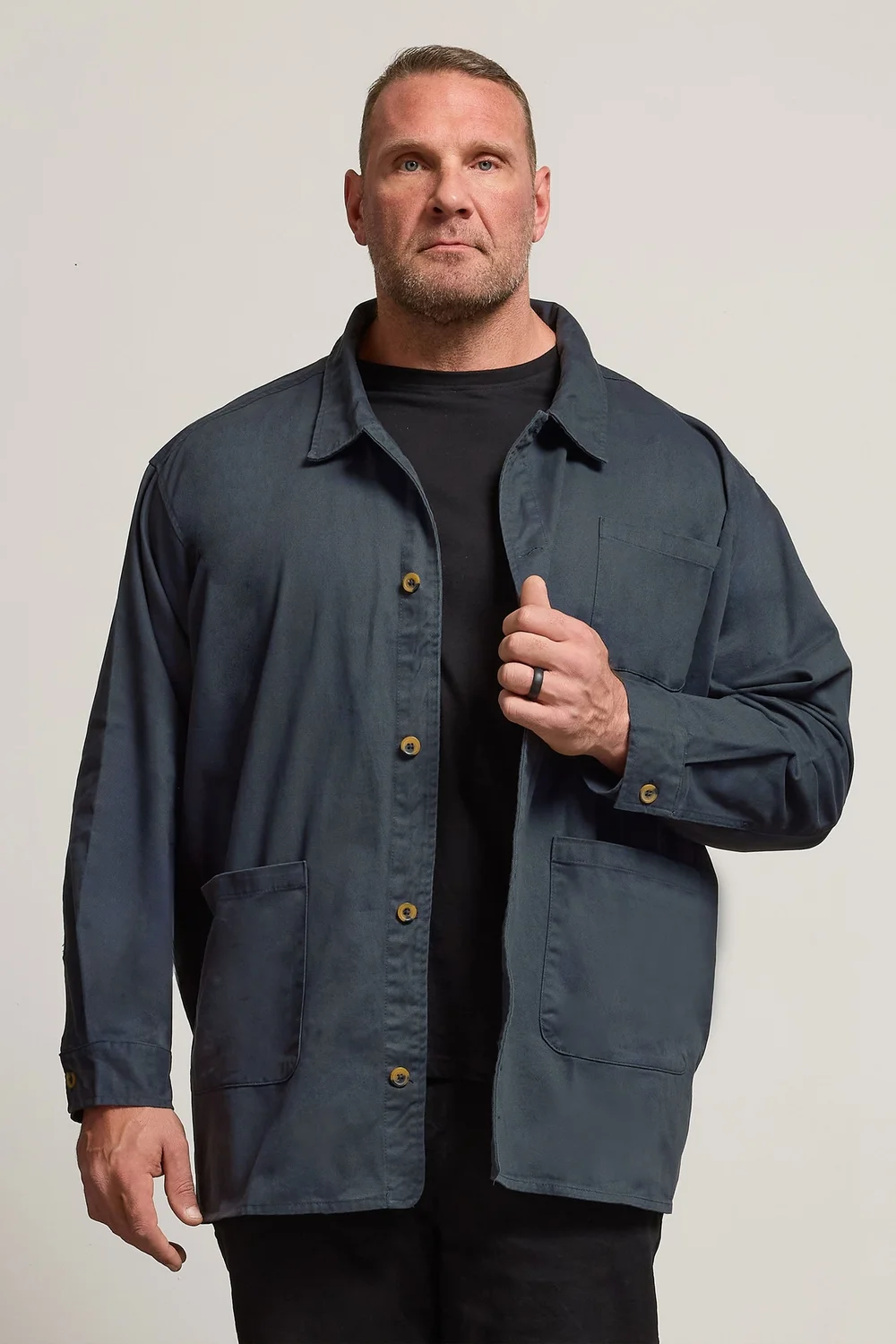 BadRhino Navy Blue Overshirt - 5-6XL Image 1