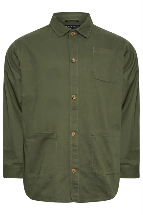 BadRhino Khaki Green Overshirt - 3XL Image 3