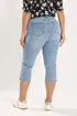 Yours Curve Light Blue Cropped AVA Jeans - 14 Image 4
