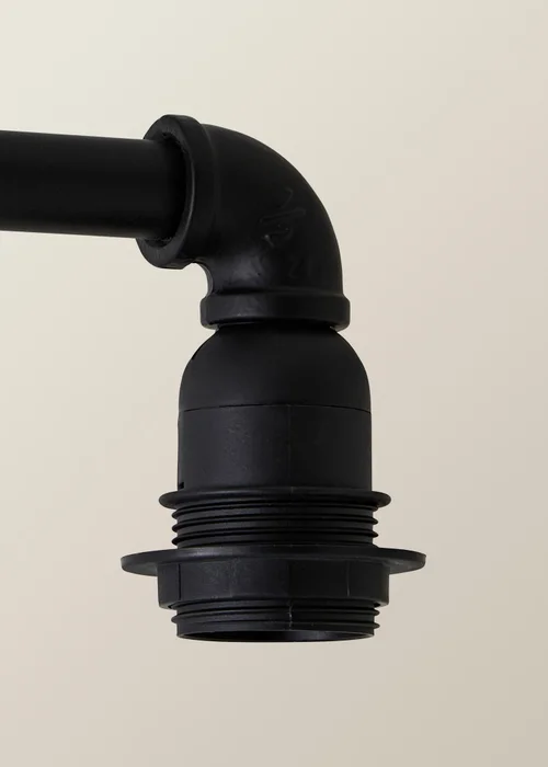 ValueLights Luiggi Black 5 Way Bar Ceiling Light - One Size Image 4