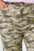 Yours Limited Collection Curve Khaki Green Camo Wide Leg Jeans - 16 Image 5