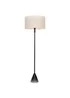 ValueLights Mitch Wood Triangle Floor Lamp Natural Lampshade - One Size Image 2