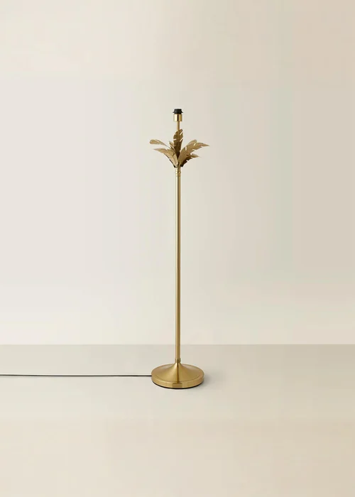 ValueLights Christina Gold Palm Leaf Floor Lamp Base - One Size Image 2