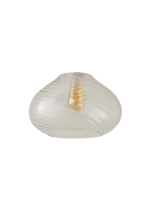 ValueLights Corinne Clear Glass Easy Fit Lampshade - One Size Image 2