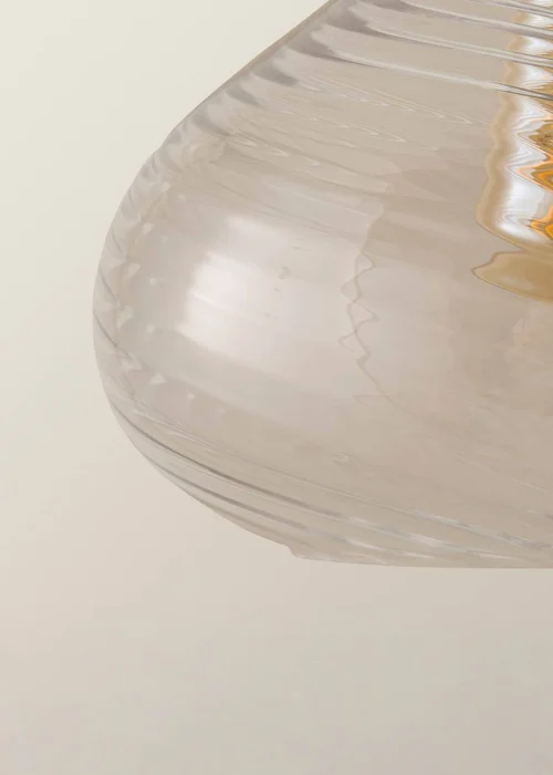 ValueLights Corinne Clear Glass Easy Fit Lampshade - One Size Image 4