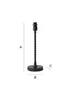 ValueLights Maeve Matte Black Bobbin Table Lamp Base - One Size Image 5
