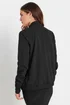 LTS Tall Black Scuba Zip Bomber Jacket - 12 Image 5