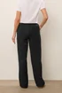 Long Tall Sally Black Tie Waist Wide Leg Trousers - Size 20, Leg 36 Image 3