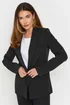 Long Tall Sally Black Single Breasted Blazer - Size 14 Image 1