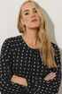 LTS Tall Black Woven Spot Raglan Blouse - Size 14 Image 4