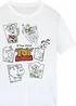 Spiral Galaxy Disney Toy Story Sketch White Graphic T-Shirt - 4XL Image 2