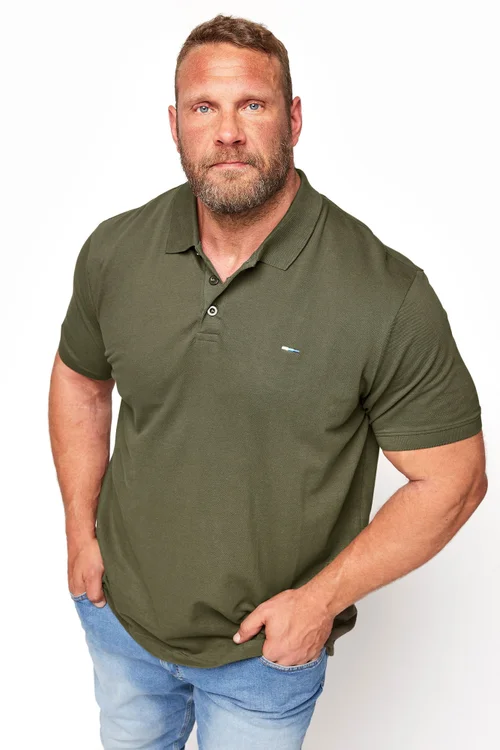 BadRhino Khaki Green Core Polo Shirt - XXL Image 1