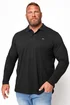 BadRhino Black Long Sleeve Core Polo Shirt - Extra Large Image 1