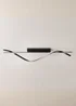 ValueLights Infinity Matte Black Twist Drop Bar Integrated LED Ceiling Light - One Size Image 4