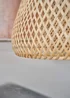 ValueLights Perugia Natural Bamboo Easy Fit Ceiling Lampshade - One Size Image 4