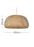 ValueLights Perugia Natural Bamboo Easy Fit Ceiling Lampshade - One Size Image 5
