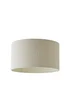 ValueLights Reni XL 45cm Cream Boucle Easy Fit Lampshade - One Size Image 2