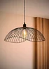 ValueLights Covelas Black Wavy Easy Fit Ceiling Lampshade - One Size Image 3