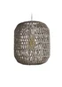 ValueLights Cabral Grey Rope Easy Fit Ceiling Lampshade - One Size Image 2