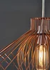 ValueLights Sinat Copper Easy Fit Ceiling Light Lampshade - One Size Image 3