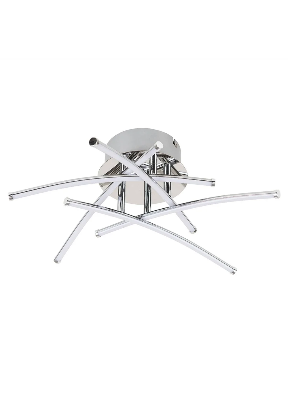 ValueLights Marais Chrome Integrated LED Ceiling Light - One Size Image 2