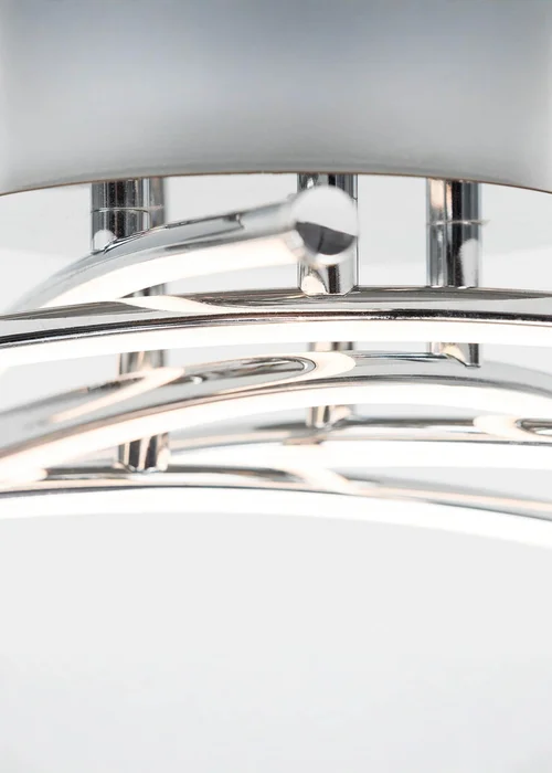ValueLights Marais Chrome Integrated LED Ceiling Light - One Size Image 4