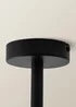 ValueLights Luiggi Matte Black 3 Way Black Bar Ceiling Light - One Size Image 4