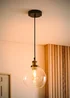 ValueLights Sheridan Glass Globe Ceiling Pendant Light - One Size Image 3