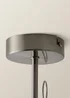 ValueLights Newlyn Brushed Chrome 3 Way Frosted Glass Ceiling Light - One Size Image 5