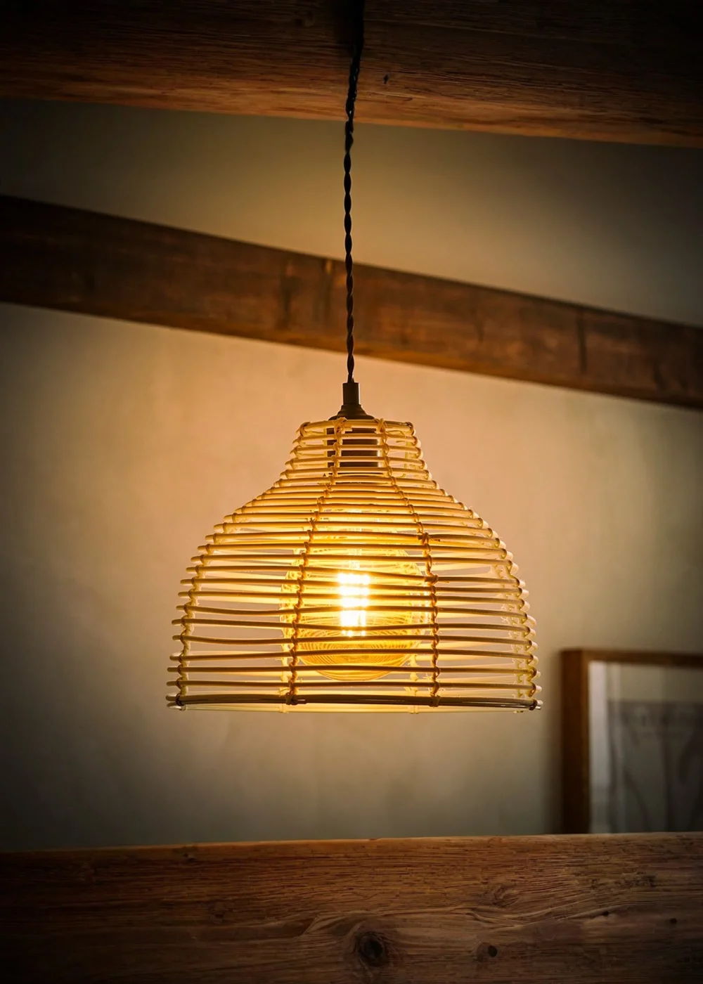 ValueLights Lobster Pot Cream Easy Fit Ceiling Lampshade - One Size Image 2