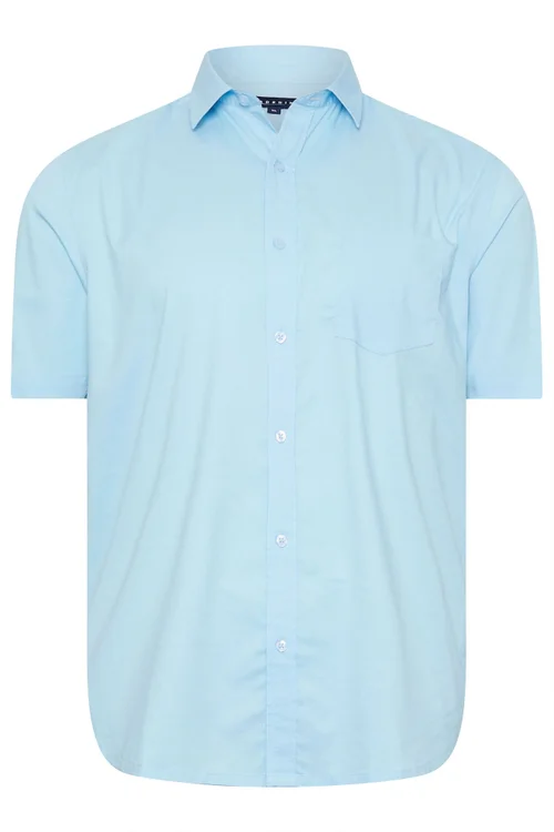 BadRhino Light Blue Stretch Short Sleeve Shirt - 5/6 XL Image 3