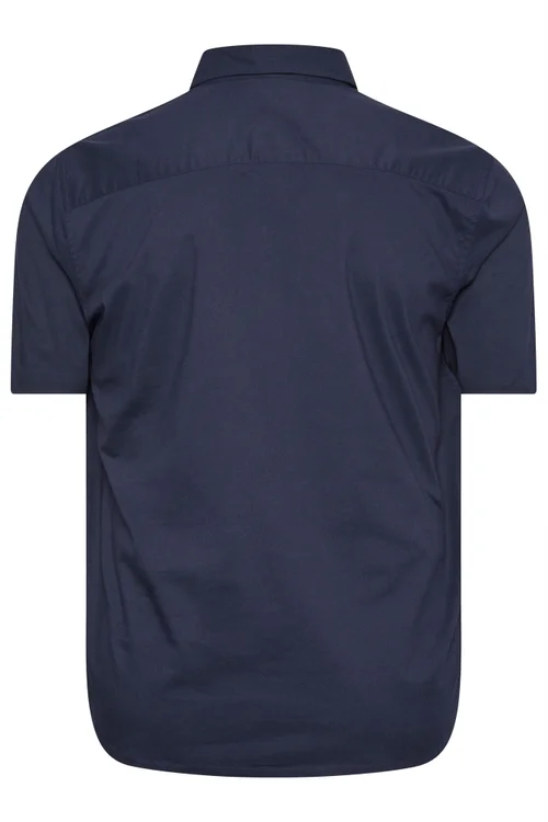 BadRhino Navy Blue Stretch Short Sleeve Shirt - XXL Image 4